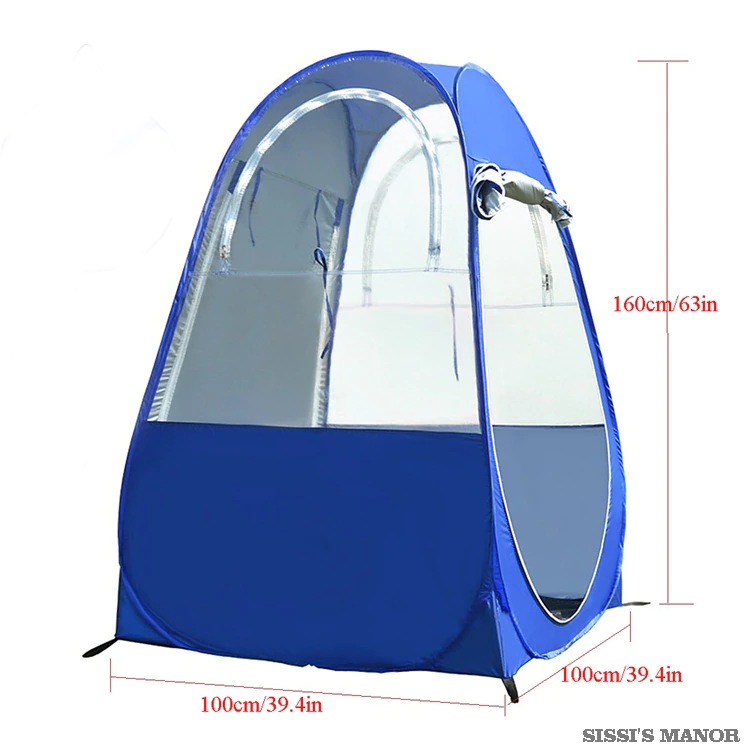 Cheap Goat Tents Winter Fishing UV protection Pop Up Tent Single Person Automatic Rain Shading Camping Equipment Outdoor Portable with 2Windows   